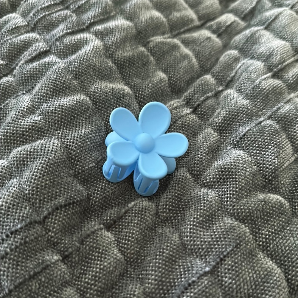 Blue Flower Hair Clip